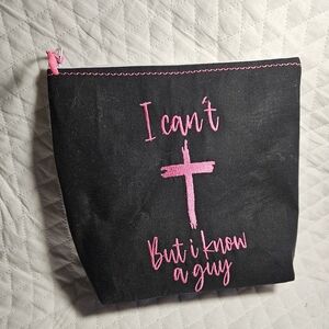 Black and Pink Travel Bag